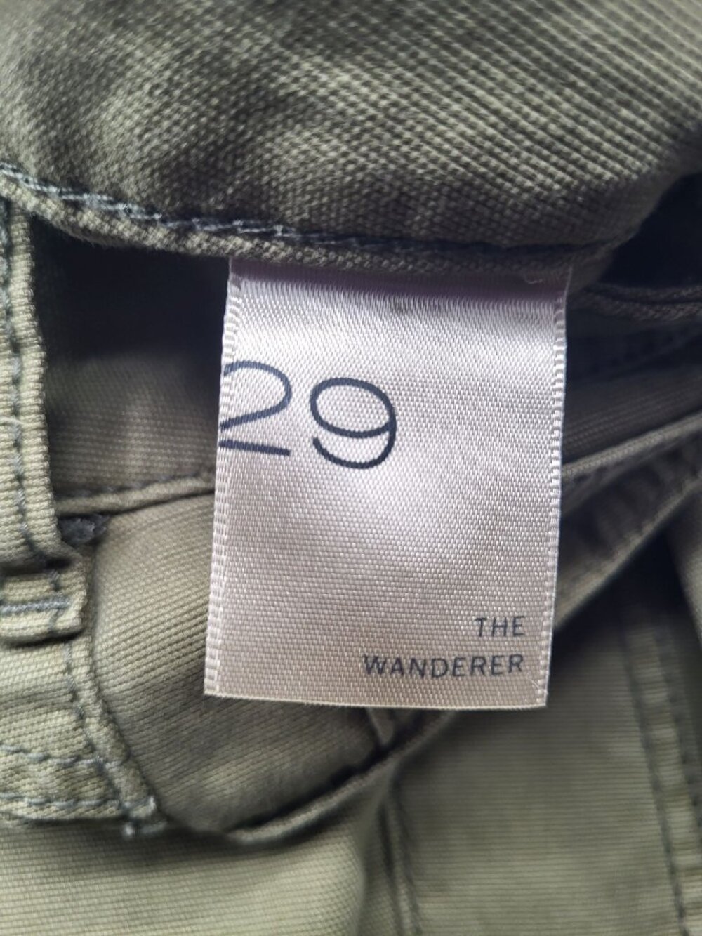 Pilcro Womens SZ 29 The Wanderer Anthropologie Low Rise Trouser Pants Green - Picture 11 of 12